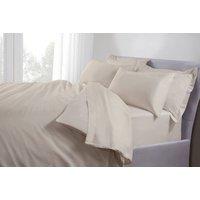 The Linen Consultancy 'TLC 5 Star Hotel Concept' 250TC Cotton Percale Duvet Cover in Cream | Size: Single