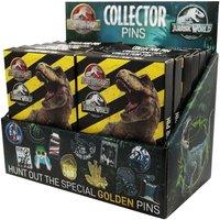Jurassic Park Mystery Pin Badge CDU Containing 12 Blind Boxes