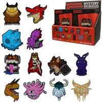 Dungeons & Dragons 50th Anniversary Mystery Pin Badge CDU Containing 12 Blind Boxes