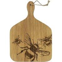 Selbrae House Oak Hanging Paddle - Medium - Bee in Light Brown