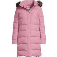 Lands' End Women's Hooded Down Coat in Rose | Size: 14-16