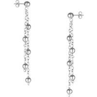 Spero London Women's Dorica Sterling Silver Multi Bead Drop Earring