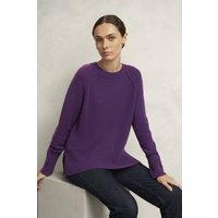 Hobbs London Women's Mandy Jumper in Grape | Size: Large