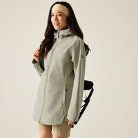 Regatta Women's Natalina Hooded Waterproof Jacket in Beige | Size: 18