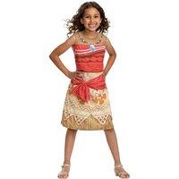 Disney Girl's Moana Fancy Dress in Orange | Size: 3-4 Years
