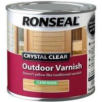 Ronseal Crystal Clear Outdoor Varnish Matt 250Ml