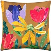 Wylder Nature House of Bloom Celandine Square Water & UV Resistant Outdoor Cushion in Yellow | Size: 43 cm x 43 cm