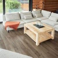 Novecrafto Self Adhesive Floor Planks Pack of 36 Planks Peel & Stick Vinyl Flooring (91.4x15.2cm) in Chocolate | Size: 91.4x15.2 cm