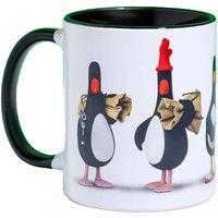 Wallace & Gromit Line Up Feathers McGraw Mug in White
