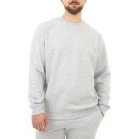 Smart Living Men's Polycotton Crewneck Sweatshirt - Comfortable & Versatile in Grey | Size: Small