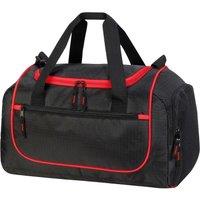 Shugon Men's Piraeus Shoulder Strap Holdall Bag Pack of 2 in Black