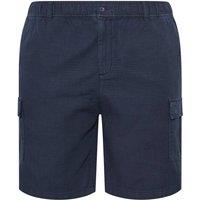BadRhino Men's Cotton Cargo Shorts in Dark Navy | Size: 1XL