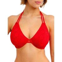 Freya Women's Nomad Nights Halterneck Bikini Top in Red | Size: 34DD