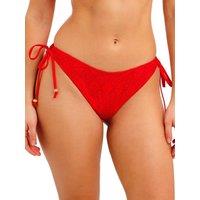 Freya Women's Nomad Nights Tieside Bikini Brief in Red | Size: 10