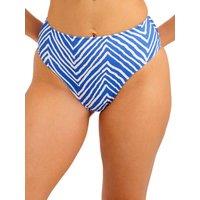 Freya Women's Fiji Falls High Waist Bikini Brief in Blue | Size: 14