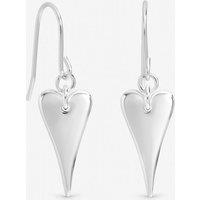 Inicio Women's Sterling Silver Plated Heart Fishhook Earrings