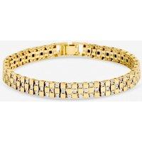 Jon Richard Women's Gold Plated & Crystal Bracelet