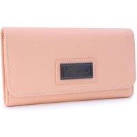 Catwalk Collection Handbags Women's Gemma Leather Matinee Purse With RFID Protection in Pink | Size: Medium
