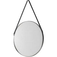 Cheshire Premium Aurelio Pewter Round Mirror in Silver