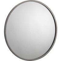 Cheshire Aurelio Silver Round Wall Mirror in Grey