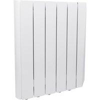 Masterplug SmartEnergy Wall Oil-Filled Radiator, Wi-Fi, 1000W, White