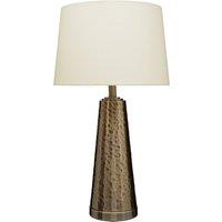 Orsina Spiridon Antique Brass Finish Iron Table Lamp in Brown