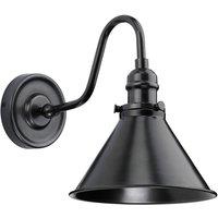 Netlighting Provence 1 Light Indoor Dome Wall Light Old Bronze E27 in Brown