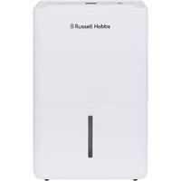 Russell Hobbs 10L/Day Dehumidifier Damp, Mould & Clothes Drying 30m2 Room RHDH1002 in White