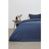 Panda London Bamboo & French Linen Complete Bedding Set in Navy | Size: King
