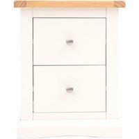 Cabinet Bits Castelli 2 Drawer Bedside Table in Off-White