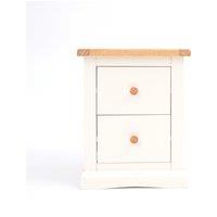 Cabinet Bits Castelli 2 Drawer Bedside Table in Off-White