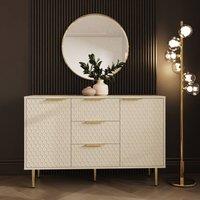GFW Azariah Large Sideboard in Ivory