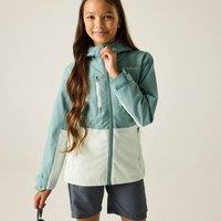 Regatta Highton Panelled Hooded Waterproof Jacket in Mint | Size: 4-5