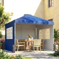 OUTSUNNY Pop Up Canopy Waterproof Height Adjustable 3 x 3 (m) in Blue | Size: 3m x 3m