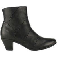 Cipriata Women's Ginerva Folded Vamp Ankle Boots in Black | Size: 8