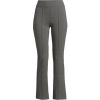 Lands' End Women's Starfish Stretch Jersey Kickflare Cropped Trousers in Charcoal | Size: 16-18
