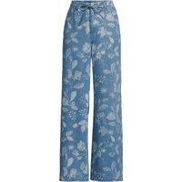 Lands' End Women's Wide Leg Jeans, Printed | Size: 14