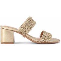 Carvela Women's 'Portofino Block' Sandals in Gold | Size: 3