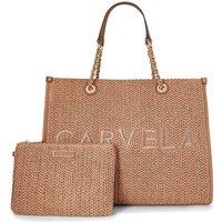 Carvela Women's 'Sorrento Raffia Tote' Bag in Tan