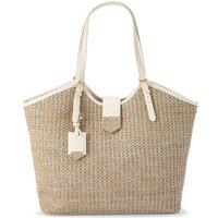 Carvela Women's 'Maria Raffia Tote' Bag in Beige