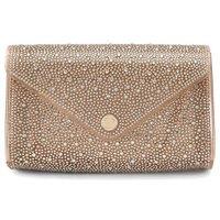Carvela Women's 'Positano Vinyl Clutch' Bag in Bronze