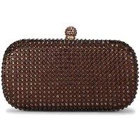 Carvela Women's 'Cecilia Hard Clutch' Bag in Brown