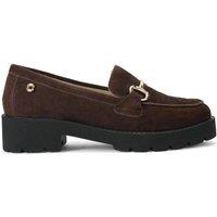 Carvela Women's 'Snap Chunky' Suede Flats in Brown | Size: 8