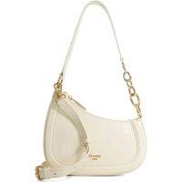 Dune London Women's 'Direction' Leather Shoulder Bag in Ecru