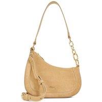 Dune London Women's 'Direction' Suede Shoulder Bag in Taupe