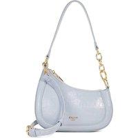 Dune London Women's 'Direction' Leather Shoulder Bag in Pale Blue
