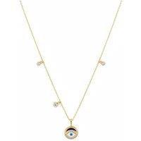 Latelita Women's Evil Eye Enamel Necklace Gold