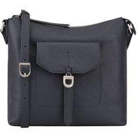 Dents Women's Windsor Leather Cross Body Bag in Navy
