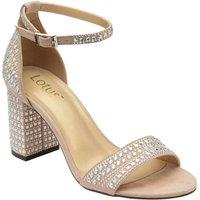Lotus Women's Beige 'Marquesa' Open-Toe Sandals | Size: 7