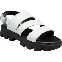 Lotus Women's 'Xena' Leather Slingback Sandals in White | Size: 7